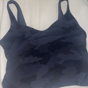 Lululemon Black Camo Align Tank Top - Size 6 -